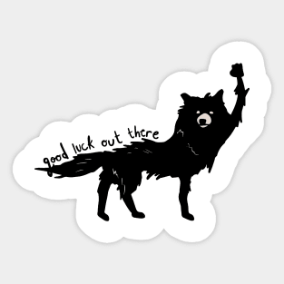 Mr. Fox, Good Luck Out There Sticker